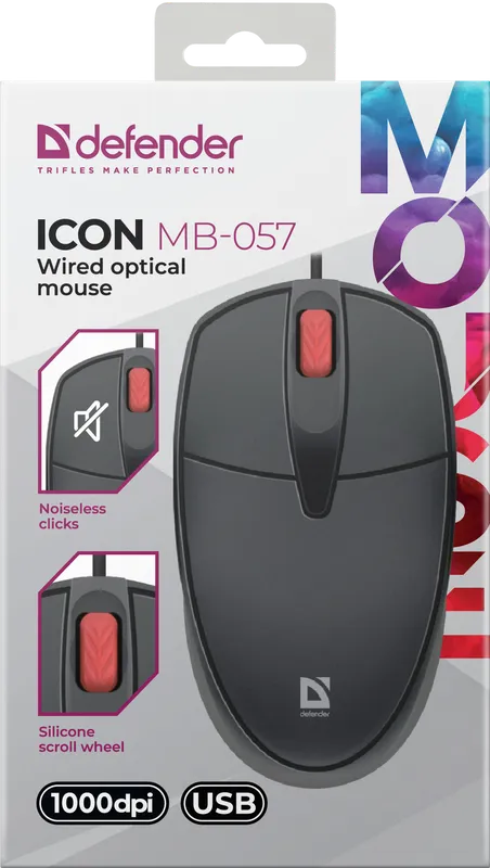 Defender - Kabelová optická myš Icon MB-057
