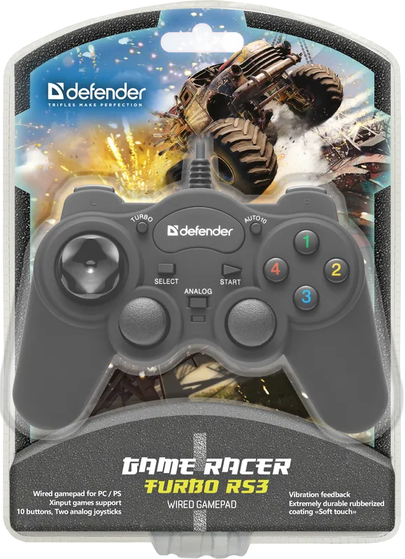 Defender - Drátový gamepad Game Racer Turbo RS3