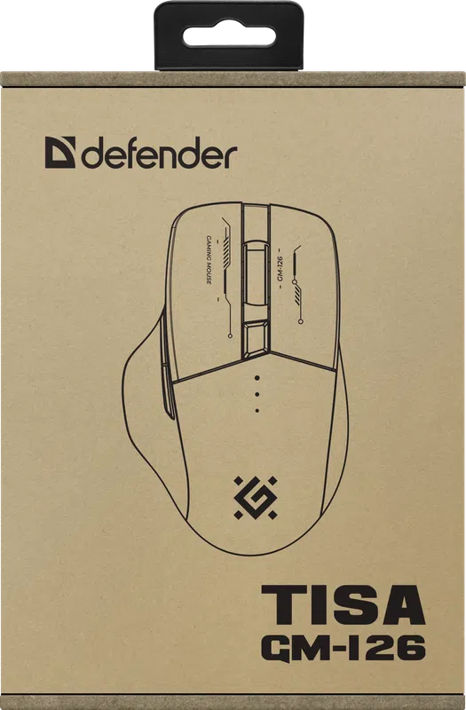 Defender - Bezdrátová herní myš Tisa GM-126