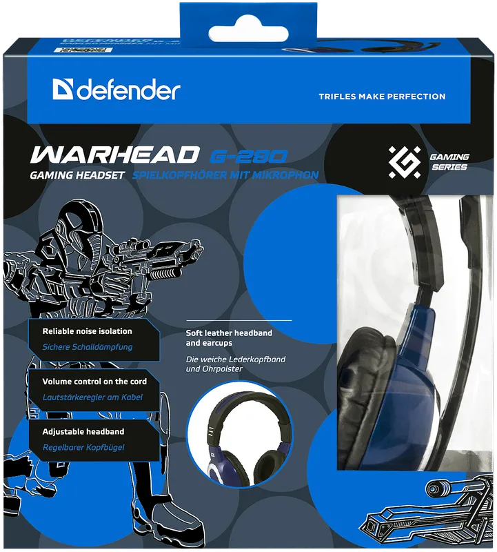Defender - Herní sluchátka Warhead G-280