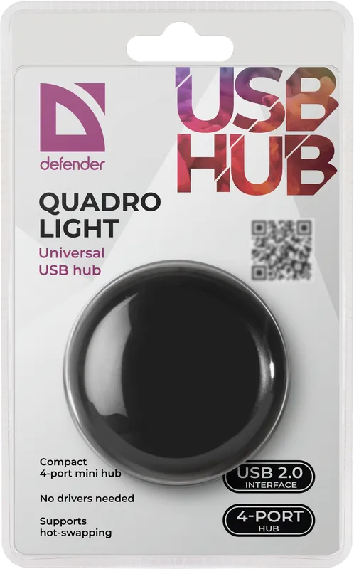 Defender - Univerzální USB hub Quadro Light