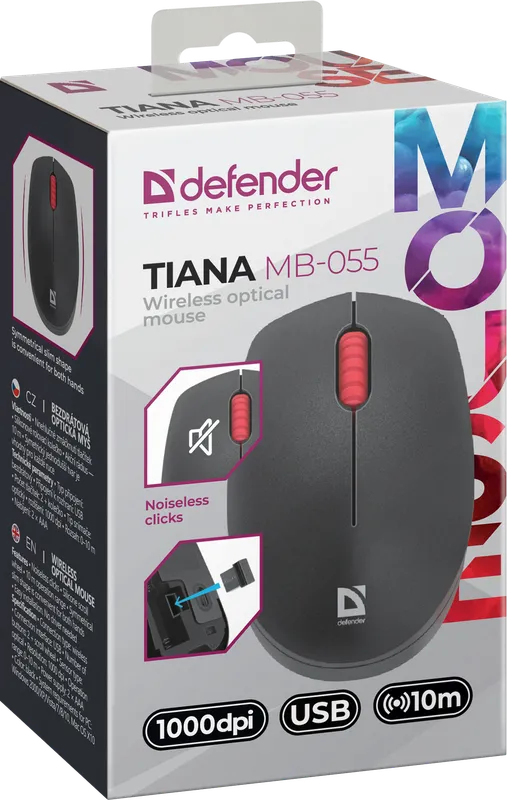 Defender - Bezdrátová optická myš Tiana MB-055