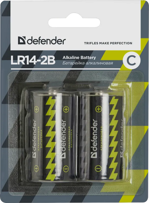 Defender - Alkalická baterie LR14-2B