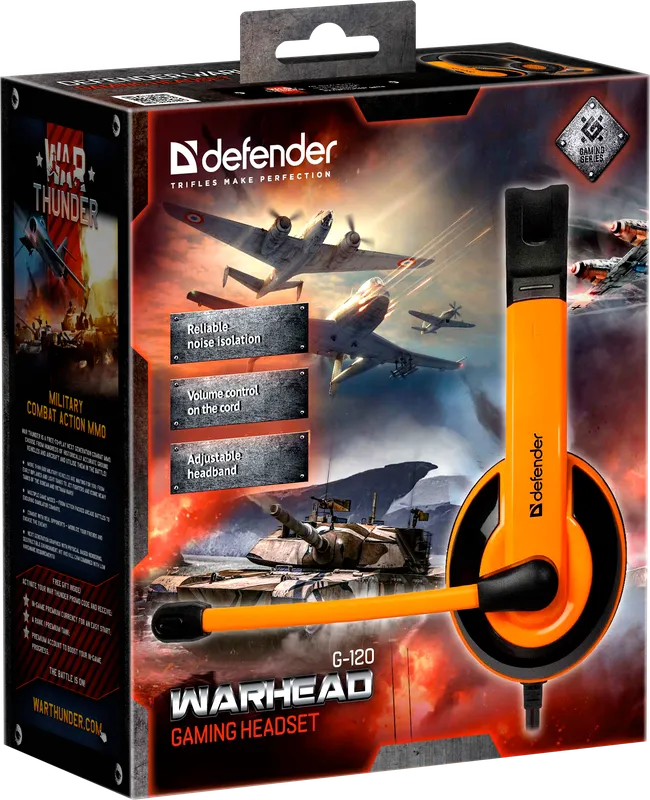 Defender - Herní sluchátka Warhead G-120