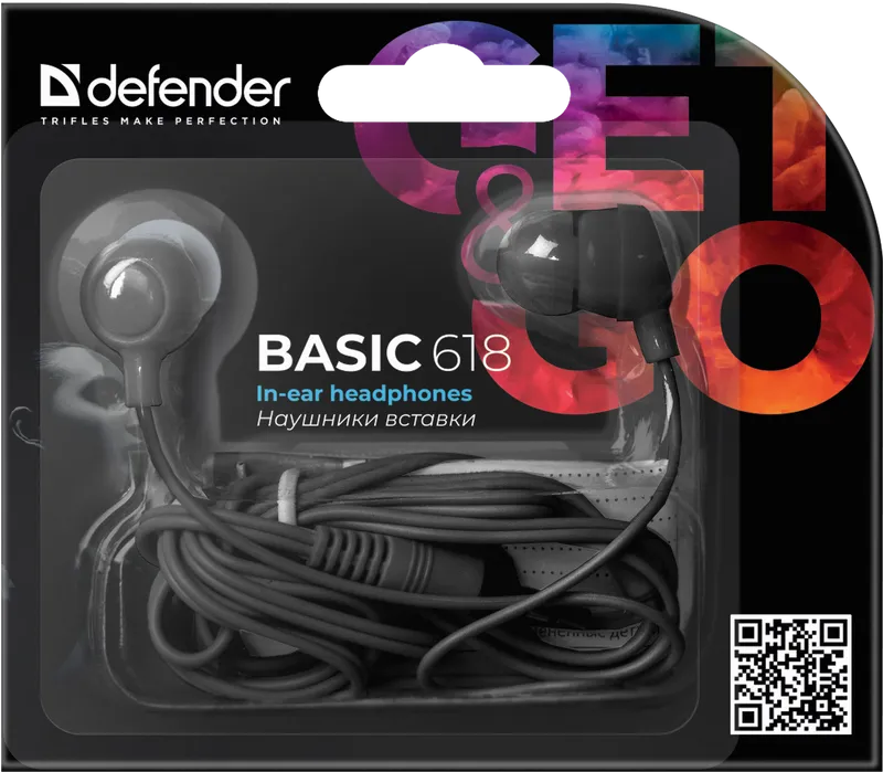 Defender - Sluchátka do uší Basic 618