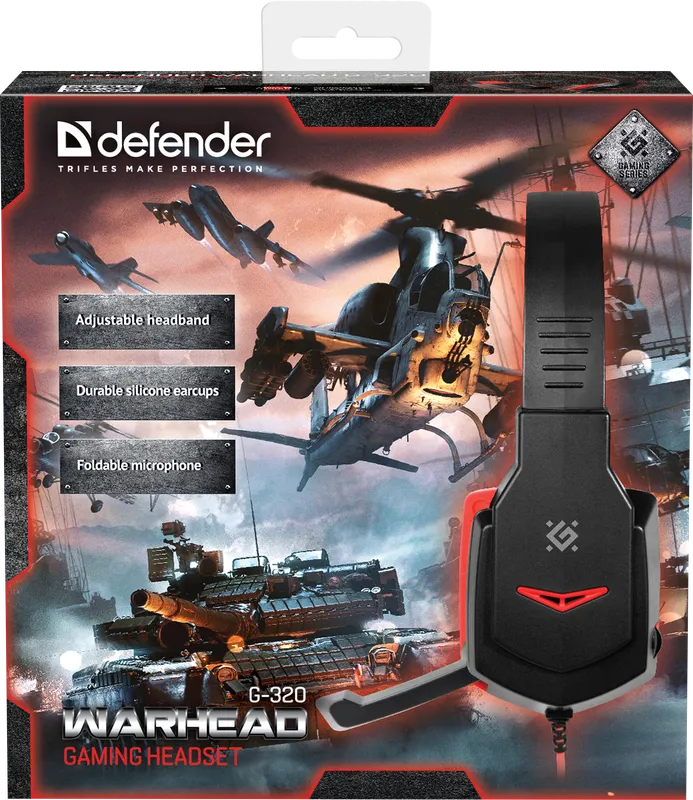 Defender - Herní sluchátka Warhead G-320