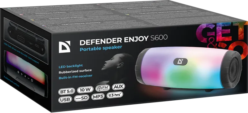 Defender - Přenosný reproduktor Enjoy S600