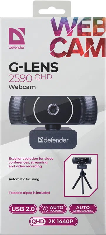 Defender - Webkamera G-lens 2590 QHD