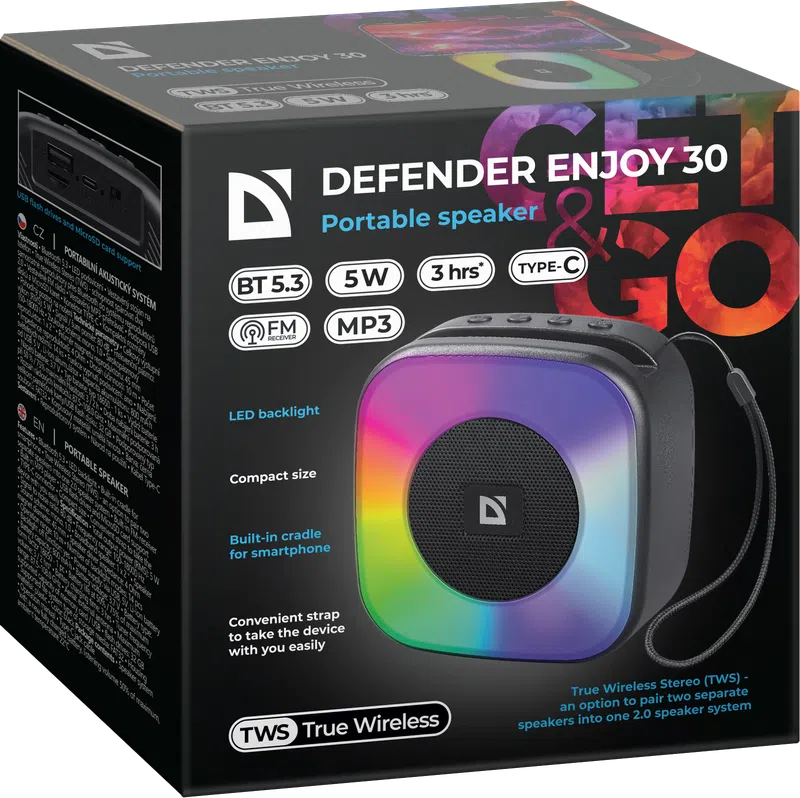 Defender - Portabilní akustický systém Enjoy 30