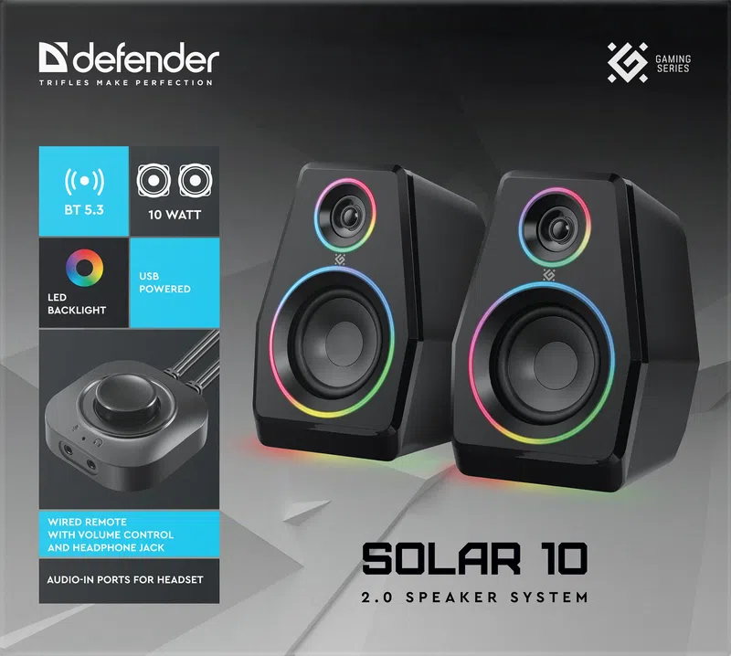 Defender - 2.0 Reproduktorový systém Solar 10