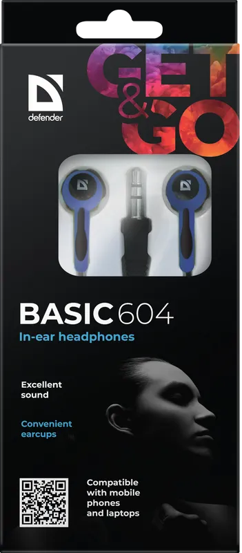 Defender - Sluchátka do uší Basic 604