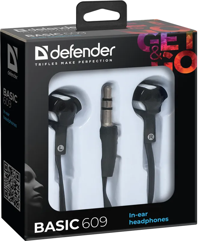 Defender - Sluchátka do uší Basic 609