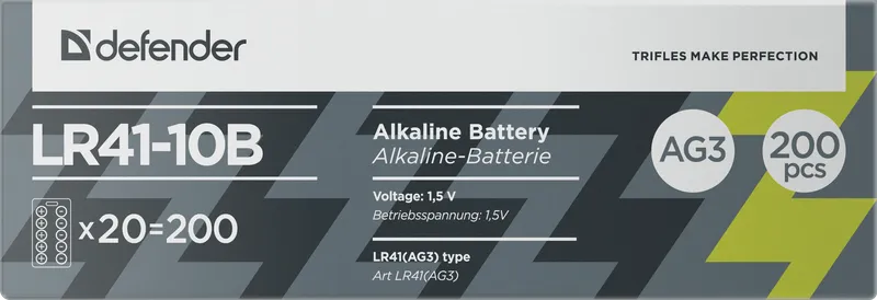 Defender - Alkalická baterie LR41-10B