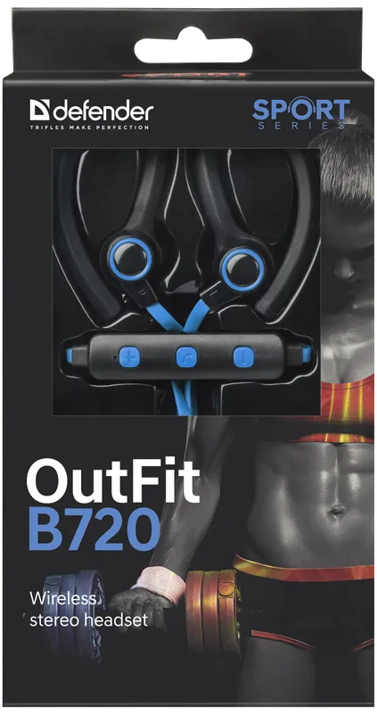 Defender - Bezdrátová stereo sluchátka OutFit B720