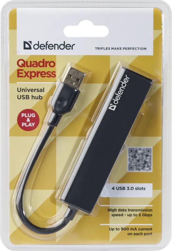 Defender - Univerzální USB hub Quadro Express
