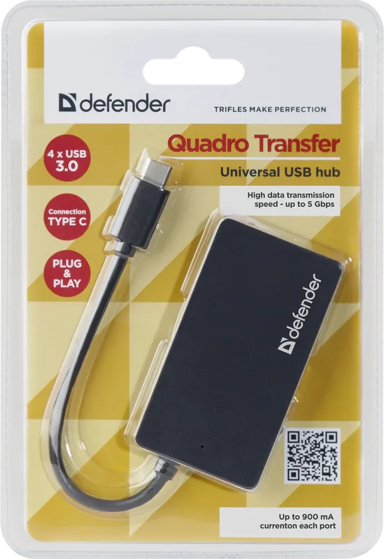 Defender - Univerzální USB hub Quadro Transfer
