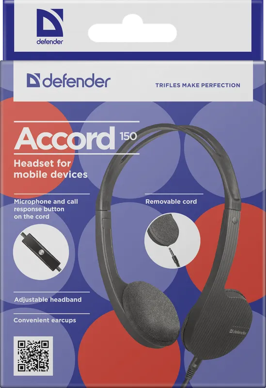 Defender - Headset pro mobilní zařízení Accord 150