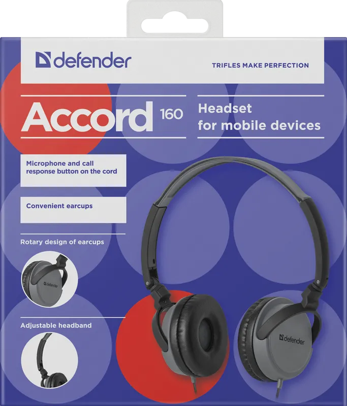 Defender - Headset pro mobilní zařízení Accord 160