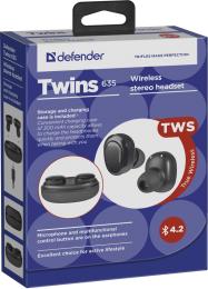 Defender - Bezdrátová stereo sluchátka Twins 635