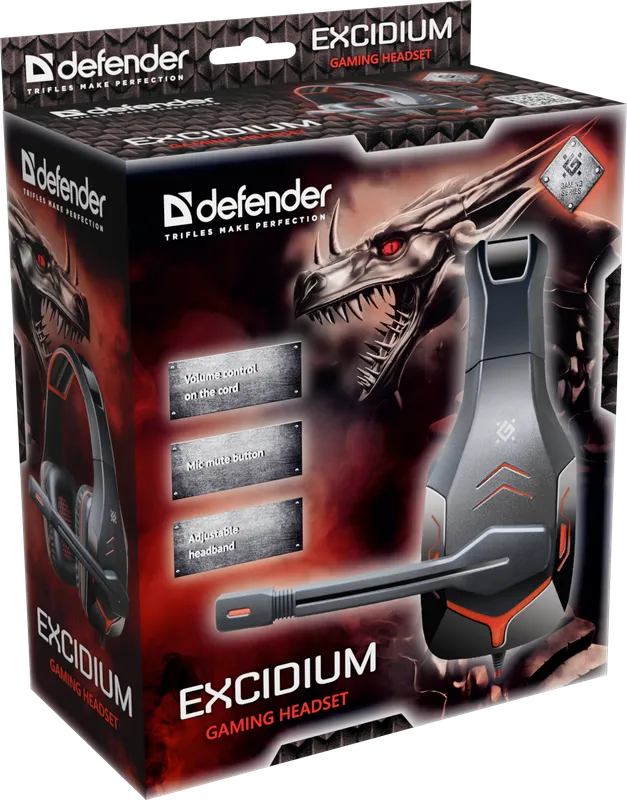 Defender - Herní sluchátka Excidium
