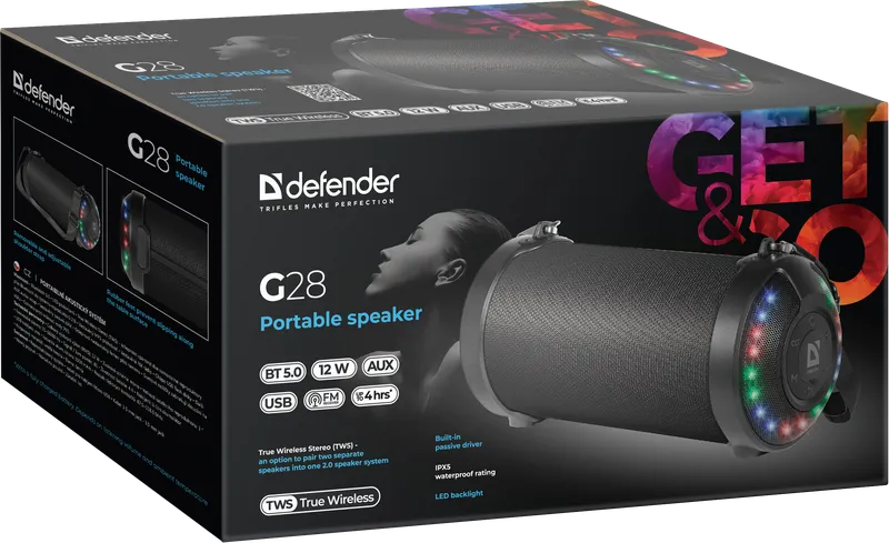 Defender - Přenosný reproduktor G28