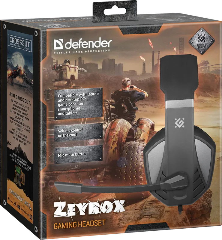 Defender - Herní sluchátka Zeyrox