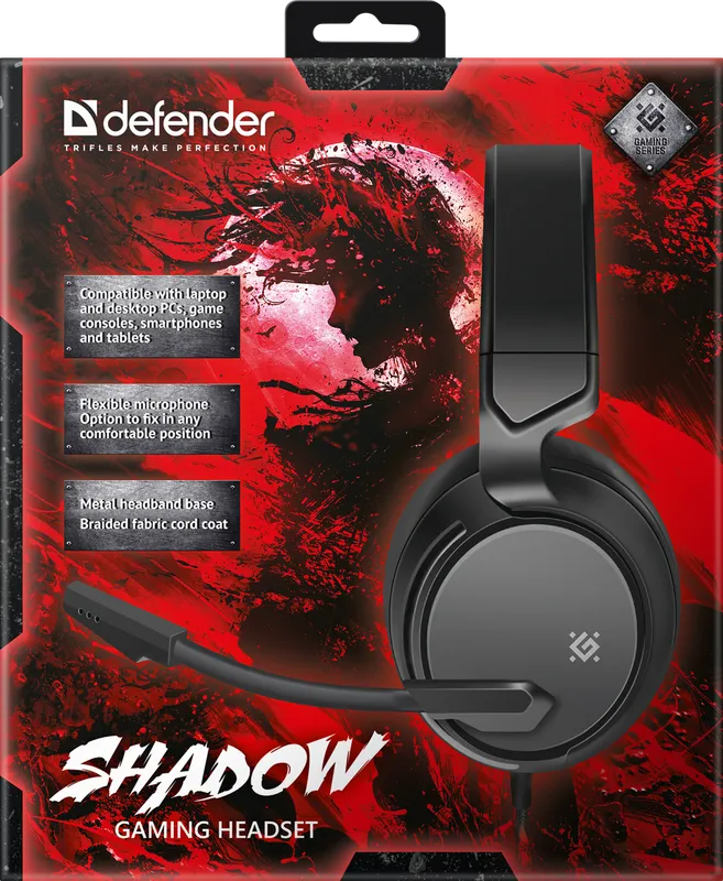 Defender - Herní sluchátka Shadow