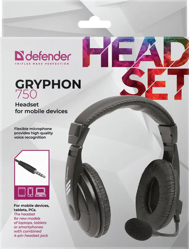 Defender - Headset pro smartphony Gryphon 750