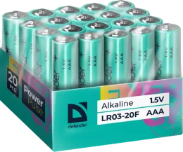 Defender - Alkalická baterie LR03-20F