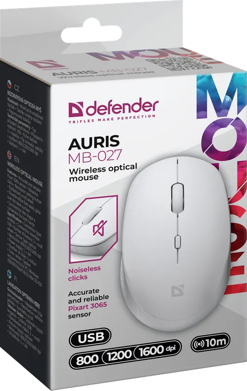 Defender - Bezdrátová optická myš Auris MB-027