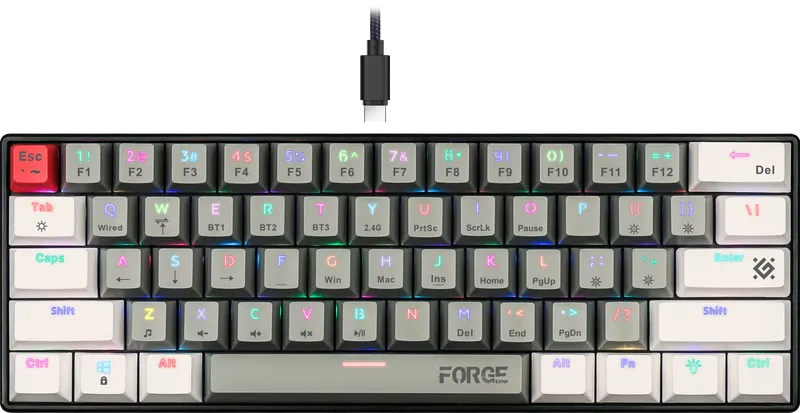 Defender - Mechanická herní klávesnice Forge GK-345