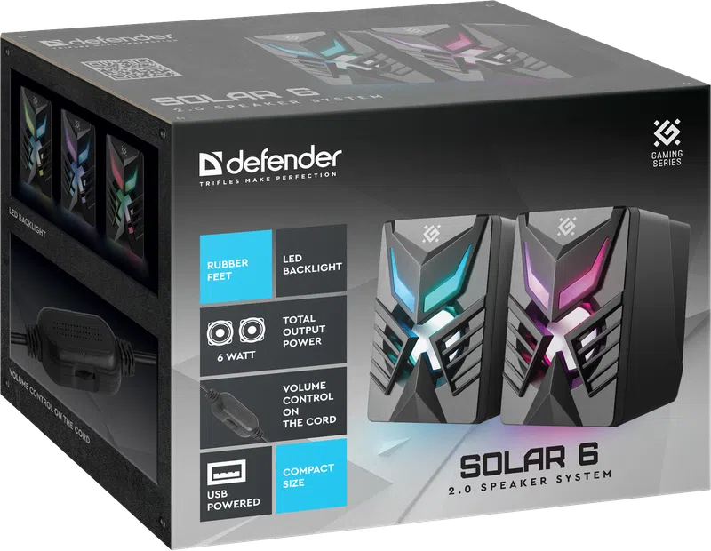 Defender - Systém reproduktorů 2.0 Solar 6