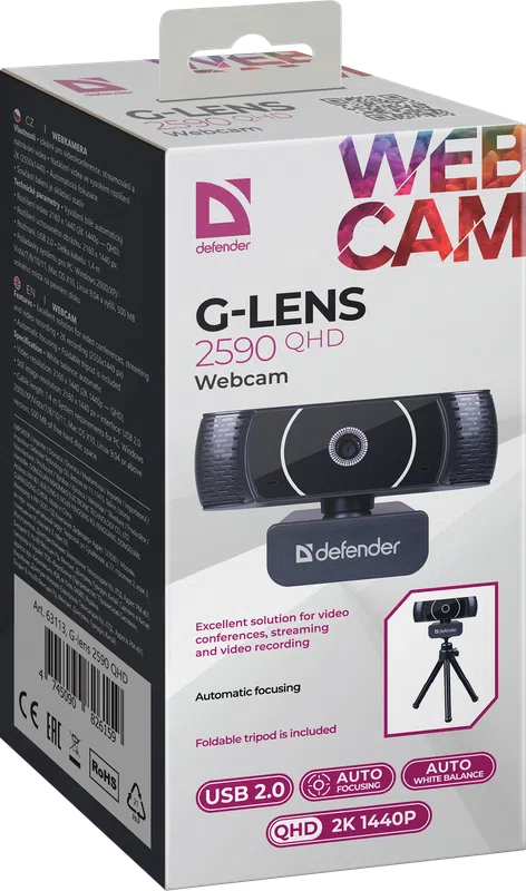 Defender - Webkamera G-lens 2590 QHD