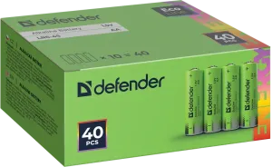 Defender - Alkalická baterie LR6-4S