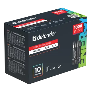 Defender - Akumulátorová baterie HR03-2BL 1000 mAh