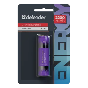Defender - Akumulátorová baterie 18650-1BL 2200 mAh