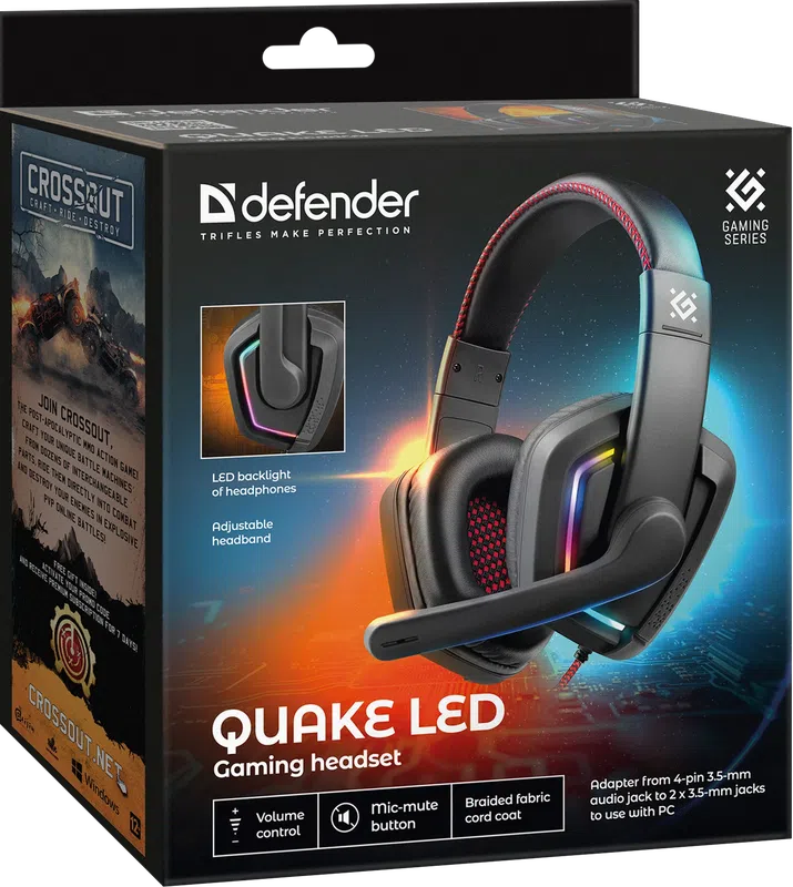 Defender - Herní soustava Quake LED