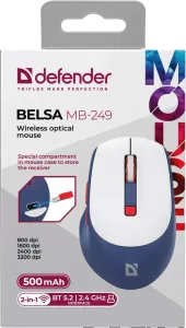 Defender - Bezdrátová optická myš Belsa MB-249