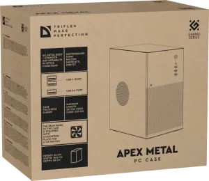 Defender - Počítačová skříň Apex Metal