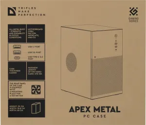 Defender - Počítačová skříň Apex Metal