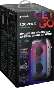 Defender - Portabilní akustický systém Boomer 25