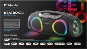 Defender - Portabilní akustický systém Beatbox 30