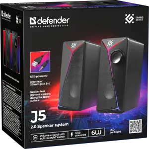 Defender - 2.0 Reproduktorový systém J5