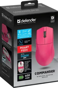 Defender - Bezdrátová herní myš Commander GM-511