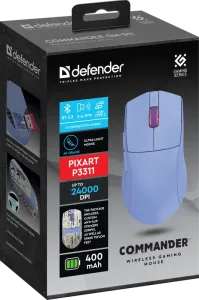 Defender - Bezdrátová herní myš Commander GM-511