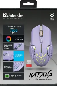 Defender - Bezdrátová herní myš Katana GM-511