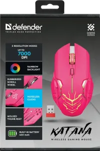 Defender - Bezdrátová herní myš Katana GM-511