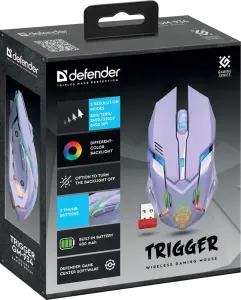 Defender - Bezdrátová herní myš Trigger GM-934