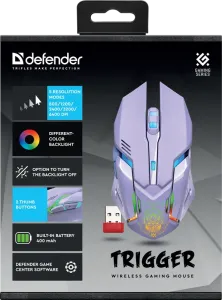 Defender - Bezdrátová herní myš Trigger GM-934