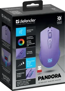 Defender - Bezdrátová herní myš Pandora GM-502